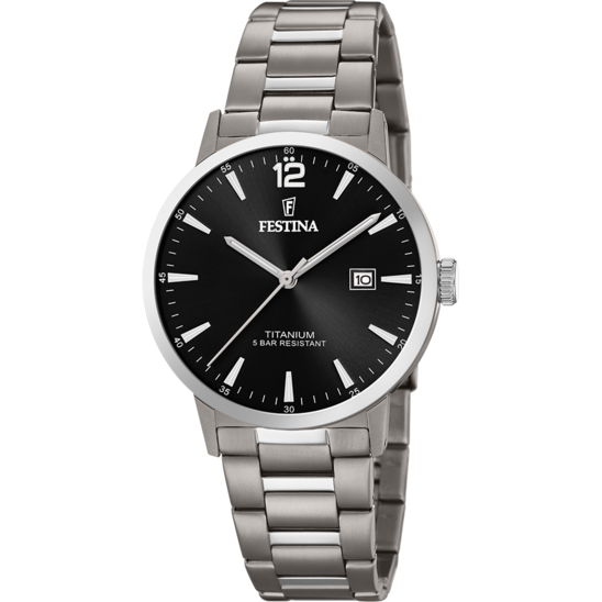 Festina RELOJ DE HOMBRE FESTINA TITANIUM F20435/3 CON ESFERA NEGRA
