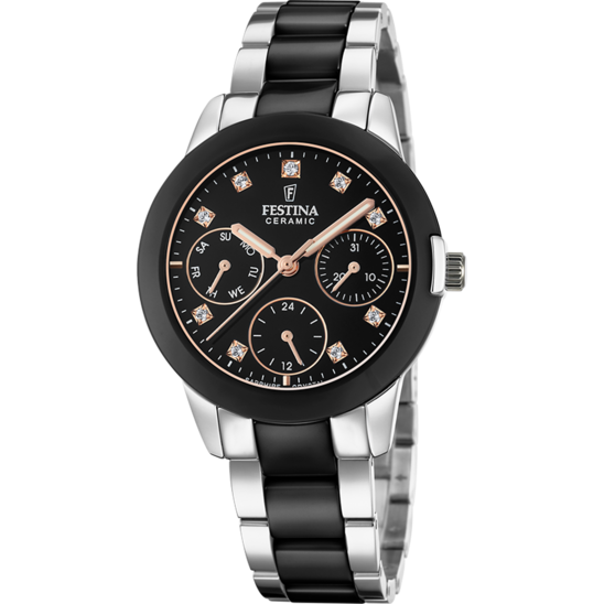 Festina RELOJ DE MUJER FESTINA CERAMIC F20497/3 CON ESFERA NEGRA