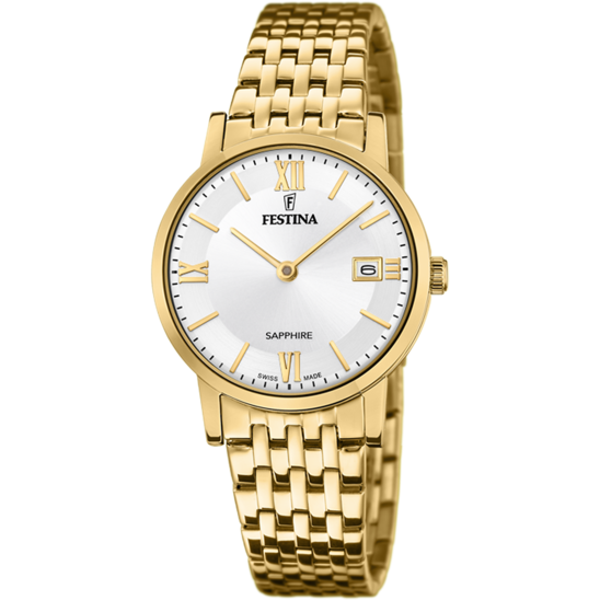 Festina RELOJ DE MUJER FESTINA SWISS MADE F20021/1 CON ESFERA PLATEADA