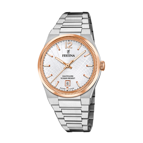 Festina RELOJ DE MUJER FESTINA SWISS MADE RIVÉ F20066/2 PLATEADO