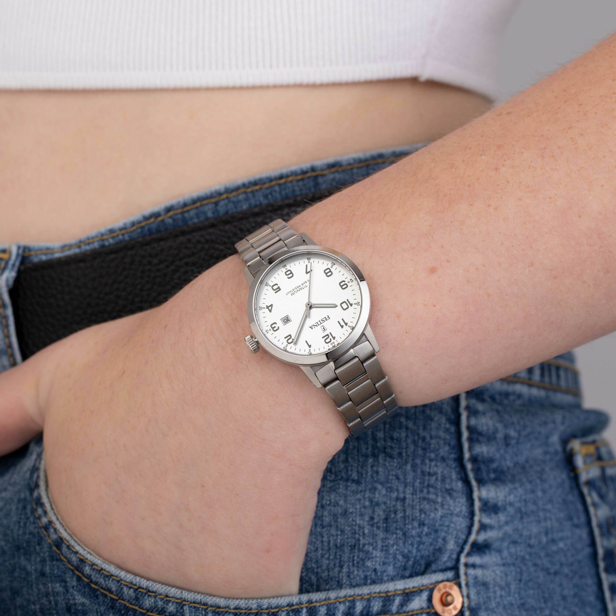 Festina RELOJ DE MUJER FESTINA TITANIUM F20436/1 CON ESFERA PLATEADA