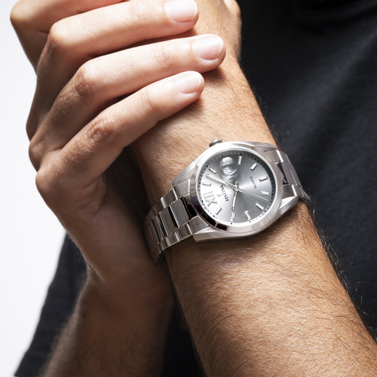 Festina RELOJ FESTINA ACERO CLÁSICO F20707/1 GRIS CORREA DE ACERO INOXIDABLE 316L HOMBRE