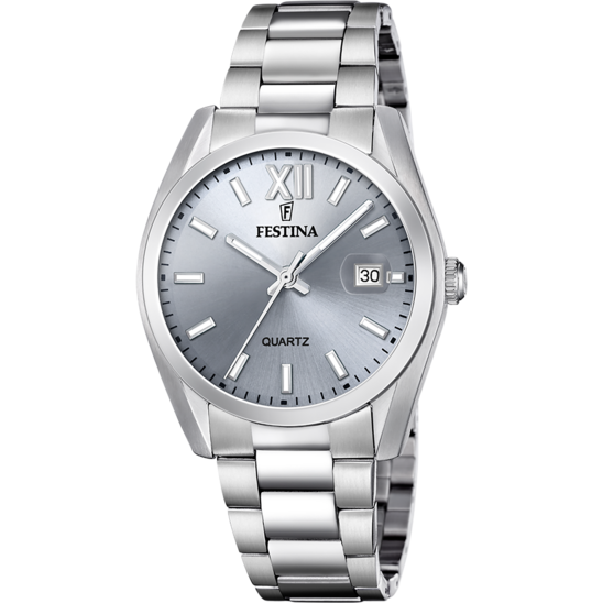 Festina RELOJ FESTINA ACERO CLÁSICO F20707/1 GRIS CORREA DE ACERO INOXIDABLE 316L HOMBRE