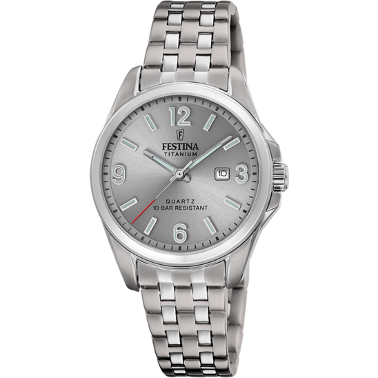 Festina RELOJ FESTINA CALENDARIO TITANIUM F20697/2 GRIS CORREA DE TITANIO MUJER