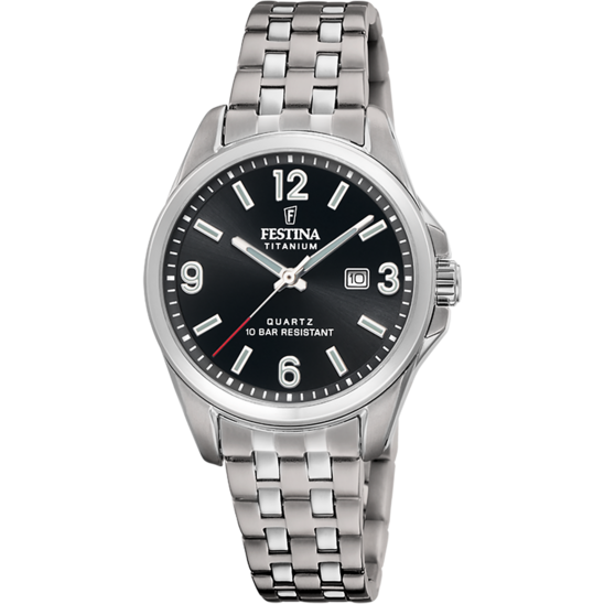 Festina RELOJ FESTINA CALENDARIO TITANIUM F20697/3 NEGRO CORREA DE TITANIO MUJER