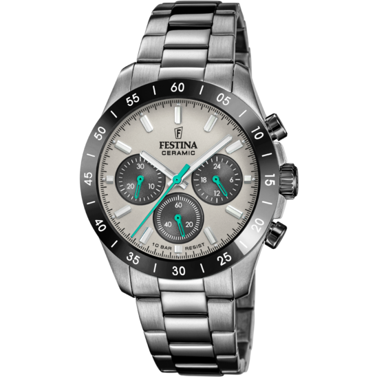 Festina RELOJ FESTINA CERAMIC F20703/1 NEGRO CORREA DE ACERO INOXIDABLE 316