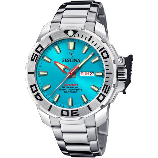Festina RELOJ FESTINA DIVER F20665/6 AZUL CORREA DE ACERO INOXIDABLE 316L HOMBRE