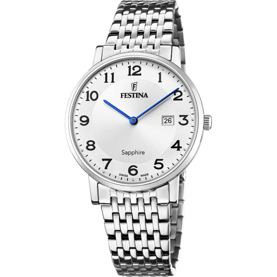 Festina RELOJ FESTINA F20018/4 GRIS PLATA CORREA DE ACERO INOXIDABLE 316L HOMBRE