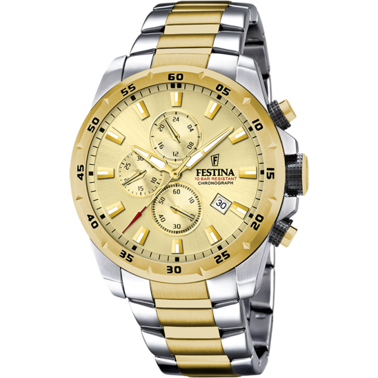 Festina RELOJ FESTINA F20562/1 CHAMPÁN CORREA DE ACERO HOMBRE