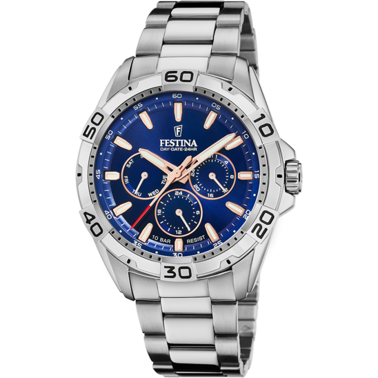 Festina RELOJ FESTINA F20623/2 AZUL CORREA DE ACERO INOXIDABLE 316L HOMBRE