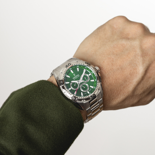 Festina RELOJ FESTINA F20623/3 VERDE CORREA DE ACERO INOXIDABLE 316L HOMBRE