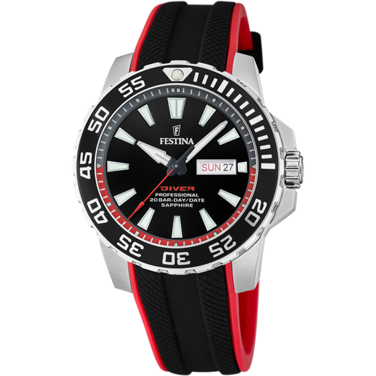 Festina RELOJ FESTINA F20662/3 NEGRO CORREA DE CAUCHO HOMBRE