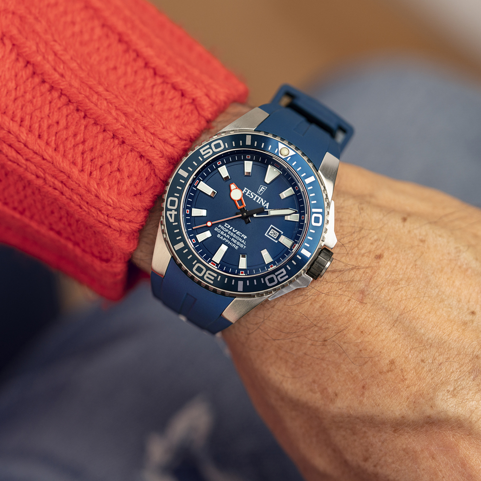 Festina RELOJ FESTINA F20664/1 AZUL CORREA DE CAUCHO HOMBRE