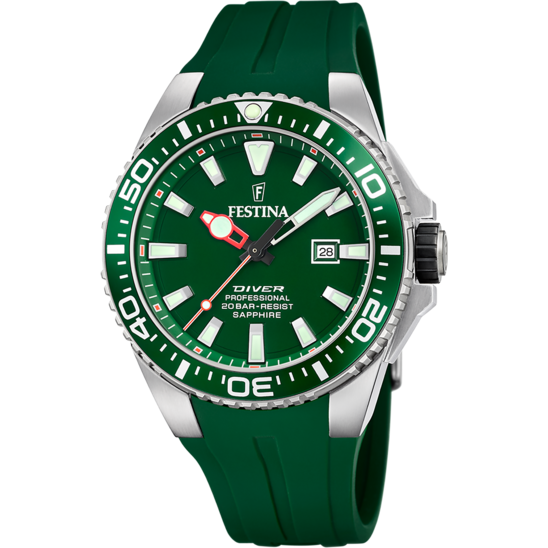 Festina RELOJ FESTINA F20664/2 VERDE CORREA DE CAUCHO HOMBRE