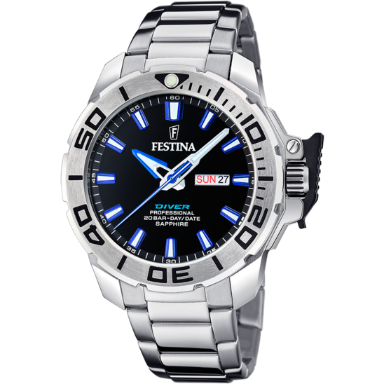Festina RELOJ FESTINA F20665/3 NEGRO CORREA DE ACERO INOXIDABLE 316L HOMBRE