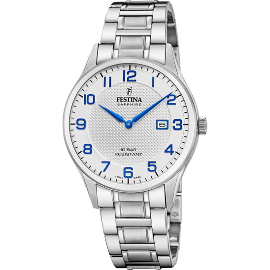 Festina RELOJ FESTINA SWISS MADE F20067/1 PLATEADO HOMBRE