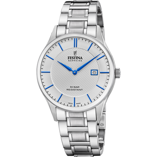 Festina RELOJ FESTINA SWISS MADE F20067/3 GRIS HOMBRE