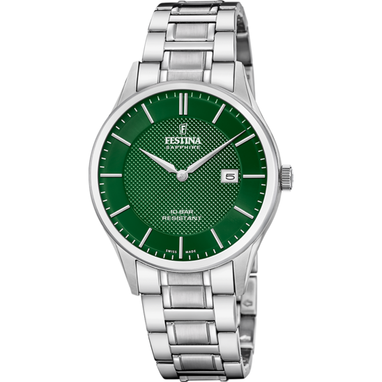 Festina RELOJ FESTINA SWISS MADE F20067/5 VERDE HOMBRE