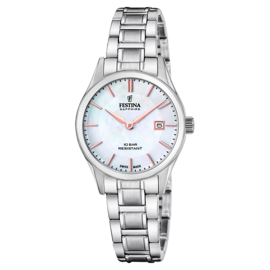 Festina RELOJ FESTINA SWISS MADE F20068/2 BEIGE MUJER