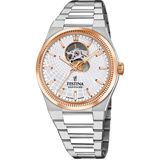 Festina RELOJ FESTINA SWISS MADE RIVÉ F20061/1 PLATEADO