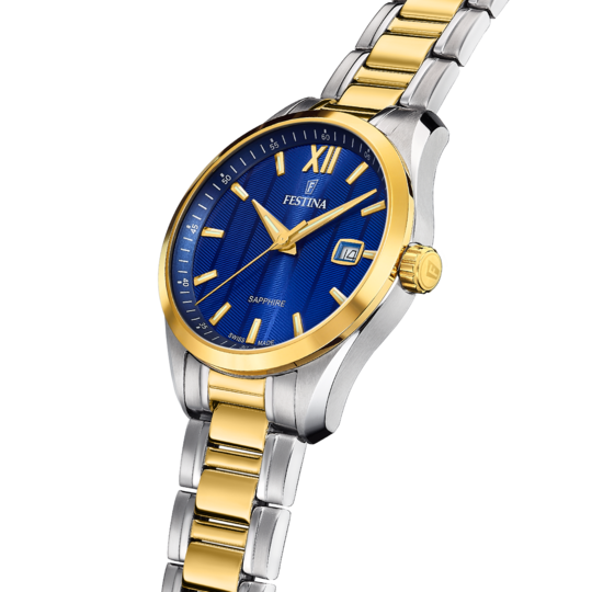 Festina RELOJ FESTINA SWISS SWISS MADE F20027/2 AZUL CORREA DE ACERO INOXIDABLE 316L HOMBRE