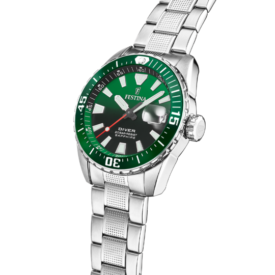 Festina RELOJ FESTINA THE ORIGINALS F20669/2 VERDE CORREA DE ACERO INOXIDABLE 316L HOMBRE
