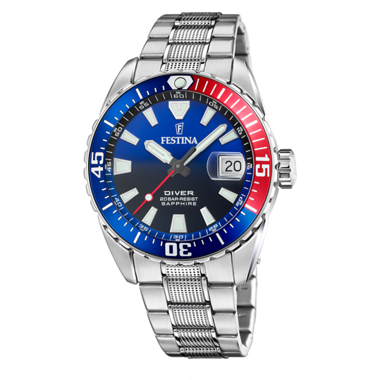 Festina RELOJ FESTINA THE ORIGINALS F20669/4 AZUL CORREA DE ACERO INOXIDABLE 316L HOMBRE