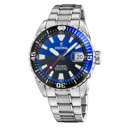 Festina RELOJ FESTINA THE ORIGINALS F20669/5 AZUL CORREA DE ACERO INOXIDABLE 316L HOMBRE