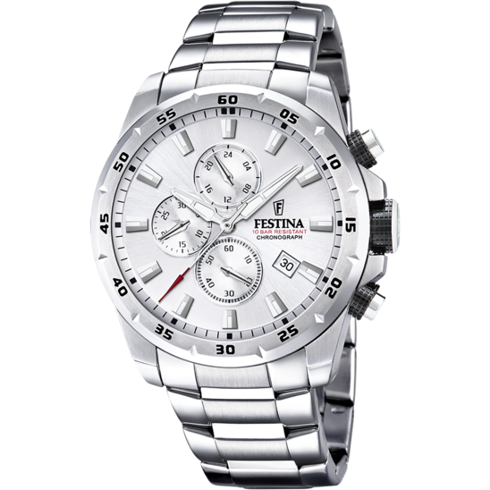 Festina RELOJ FESTINA TIMELESS CHRONOGRAPH F20463/1 PLATEADO CORREA DE ACERO HOMBRE