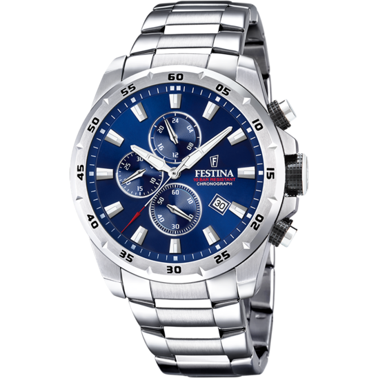 Festina RELOJ FESTINA TIMELESS CHRONOGRAPH F20463/2 AZUL CORREA DE ACERO HOMBRE