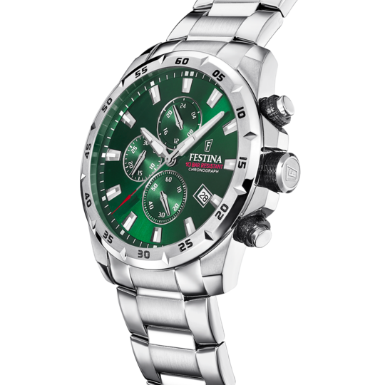 Festina RELOJ FESTINA TIMELESS CHRONOGRAPH F20463/3 VERDE CORREA DE ACERO HOMBRE