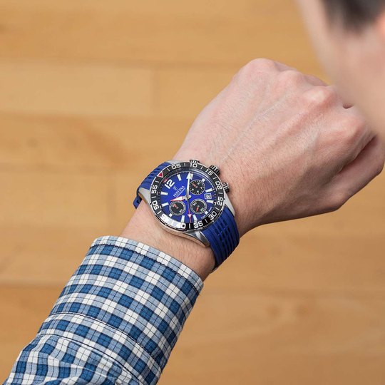 Festina RELOJ FESTINA TIMELESS CHRONOGRAPH F20517/1 AZUL CORREA DE CAUCHO HOMBRE