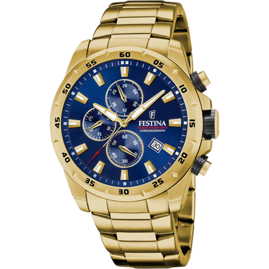 Festina RELOJ FESTINA TIMELESS CHRONOGRAPH F20541/2 AZUL CORREA DE ACERO HOMBRE