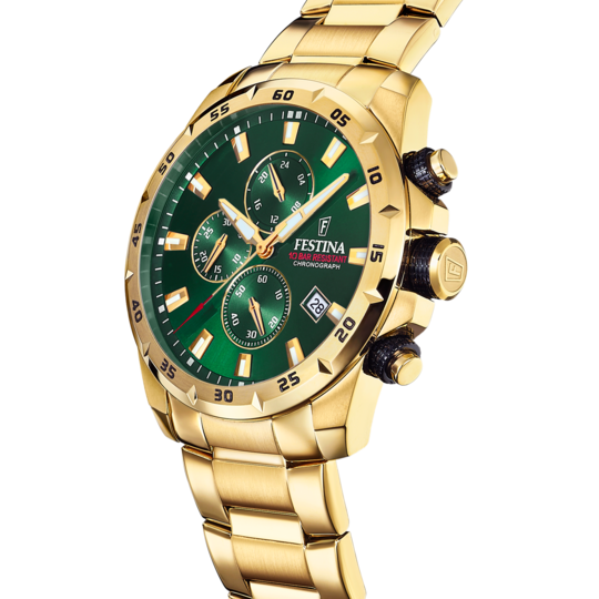 Festina RELOJ FESTINA TIMELESS CHRONOGRAPH F20541/3 VERDE CORREA DE ACERO HOMBRE