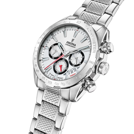 Festina RELOJ FESTINA TIMELESS CHRONOGRAPH F20668/1 BLANCO CORREA DE ACERO INOXIDABLE 316L HOMBRE