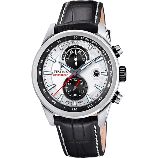 Festina RELOJ FESTINA TIMELESS CHRONOGRAPH F20695/1 PLATEADO CORREA DE PIEL HOMBRE
