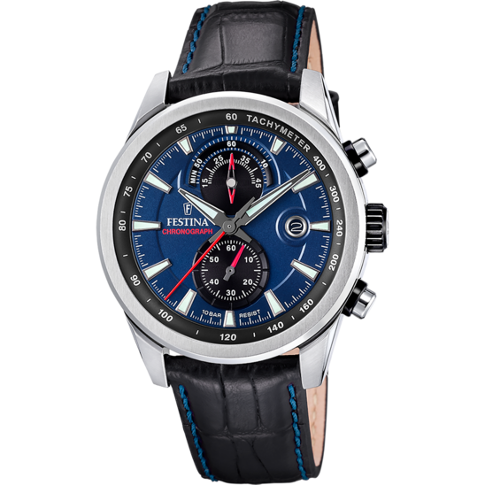 Festina RELOJ FESTINA TIMELESS CHRONOGRAPH F20695/5 AZUL CORREA DE PIEL HOMBRE