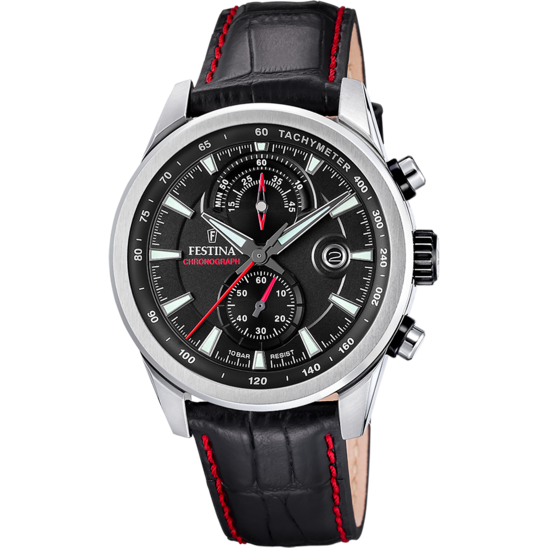 Festina RELOJ FESTINA TIMELESS CHRONOGRAPH F20695/6 NEGRO CORREA DE PIEL HOMBRE