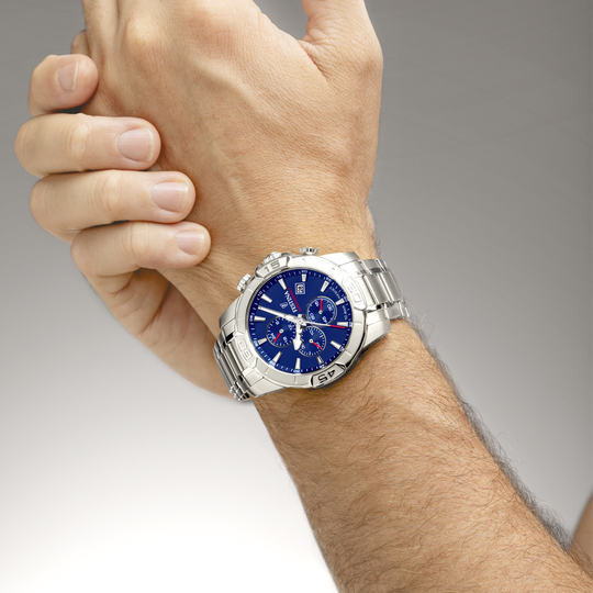 Festina RELOJ FESTINA TIMELESS CHRONOGRAPH F20704/2 AZUL CORREA DE ACERO INOXIDABLE 316L HOMBRE