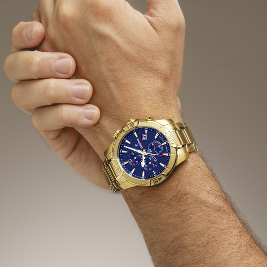Festina RELOJ FESTINA TIMELESS CHRONOGRAPH F20705/3 AZUL CORREA DE ACERO INOXIDABLE 316L HOMBRE
