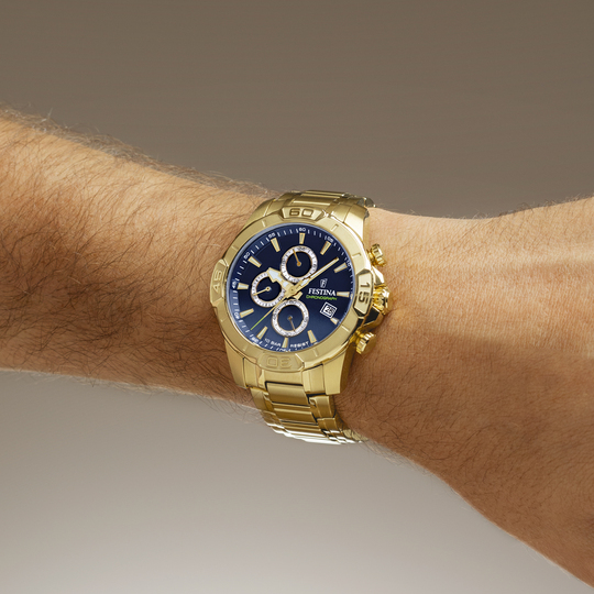 Festina RELOJ FESTINA TIMELESS CHRONOGRAPH F20705/5 AZUL CORREA DE ACERO INOXIDABLE 316L HOMBRE