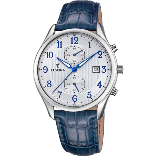 Festina RELOJ FESTINA TIMELESS CHRONOGRAPH F6855/A BLANCO CORREA DE CUERO HOMBRE
