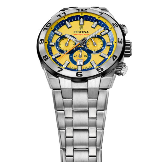 Festina RELOJ PARA HOMBRE FESTINA CHRONO BIKE AMARILLO CON CORREA DE ACERO F20670/4