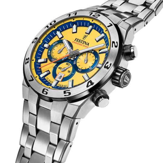 Festina RELOJ PARA HOMBRE FESTINA CHRONO BIKE AMARILLO CON CORREA DE ACERO F20670/4