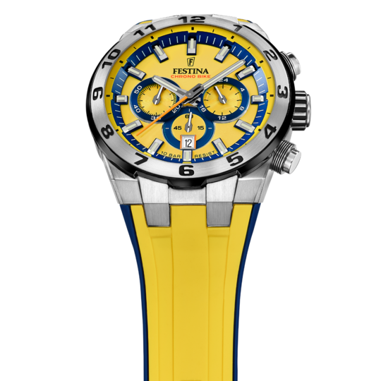 Festina RELOJ PARA HOMBRE FESTINA CHRONO BIKE AMARILLO CON CORREA DE CAUCHO F20671/4