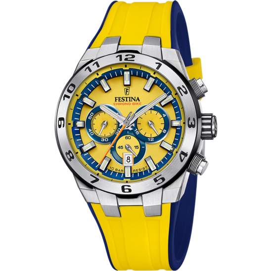 Festina RELOJ PARA HOMBRE FESTINA CHRONO BIKE AMARILLO CON CORREA DE CAUCHO F20671/4