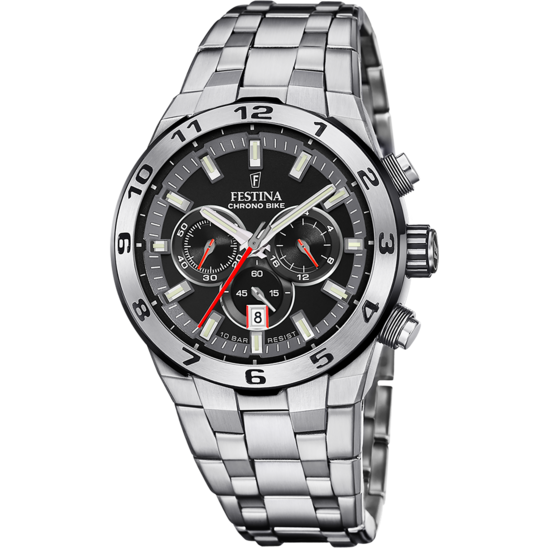 Festina RELOJ PARA HOMBRE FESTINA CHRONO BIKE NEGRO CON CORREA DE ACERO F20670/6