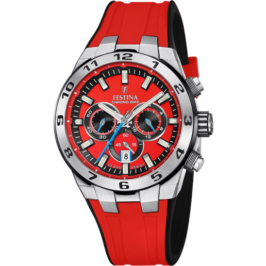 Festina RELOJ PARA HOMBRE FESTINA CHRONO BIKE ROJO CON CORREA DE CAUCHO F20671/5