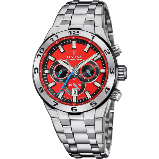 Festina RELOJ PARA HOMBRE FESTINA CHRONO BIKE ROJO CON CORREA DE ACERO F20670/5