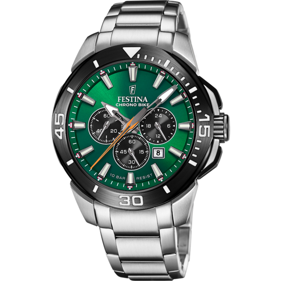 Festina RELOJ PARA HOMBRE FESTINA CHRONO BIKE VERDE CON CORREA DE ACERO F20641/A